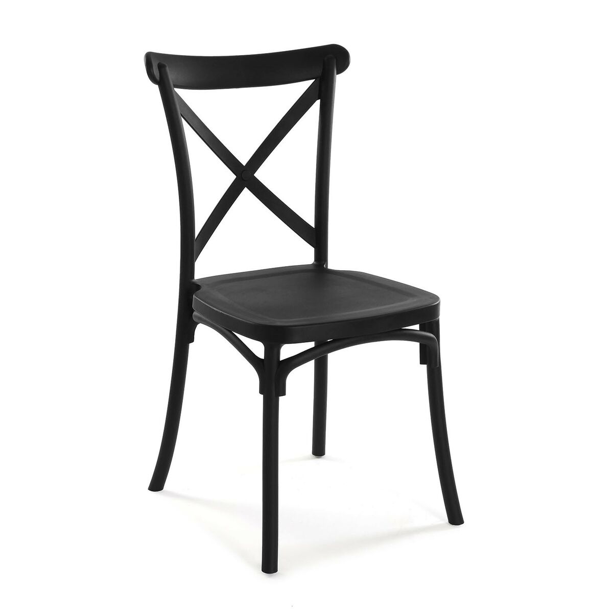 Židle Versa Černý 43 x 88 x 43 cm (4 kusů)